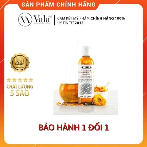 Toner Hoa Cúc Kiehls Dịu Nhẹ Sạch Sâu + Sữa rửa mặt hoa cúc kiehls