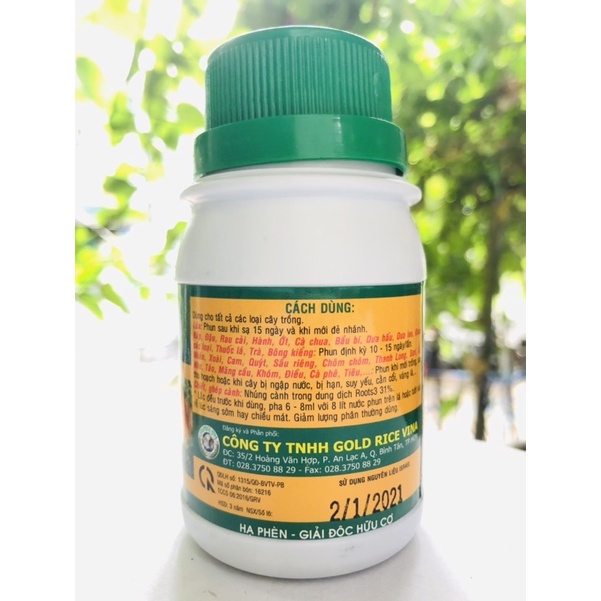 Root 3 - Phân Bón Lá 6-8-4 Siêu Ra Rễ, Nảy Mầm, Đẻ Nhánh, Khử Phèn