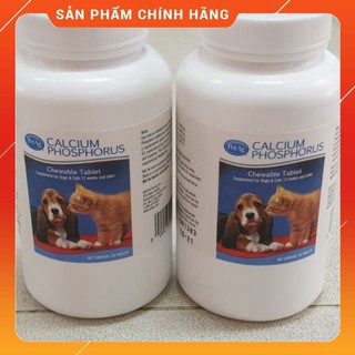 1 hộp bổ sung canxi cho chó và meo Calcium Phosphorus
