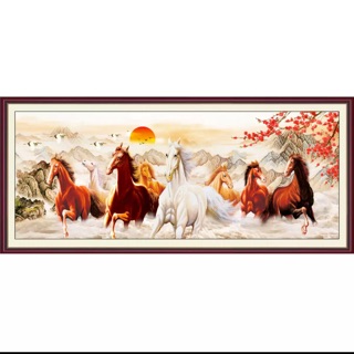 TRANH DÁN TƯỜNG 3D VTC- Mã Đáo Thành Công- LunaTM0192- Kích thước: 100x45cm