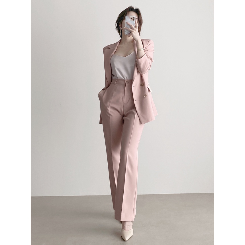 Set Áo Khoác Vest + Quần Dài Thời Trang Công Sở Cao Cấp