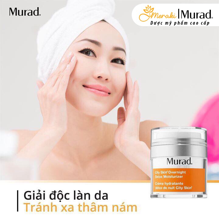 Serum giảm nám Murad Rapid Age Spot Correcting 30ml Tặng Kem thải độc Murad City Skin Overnight Detox Moisturizer 50ml