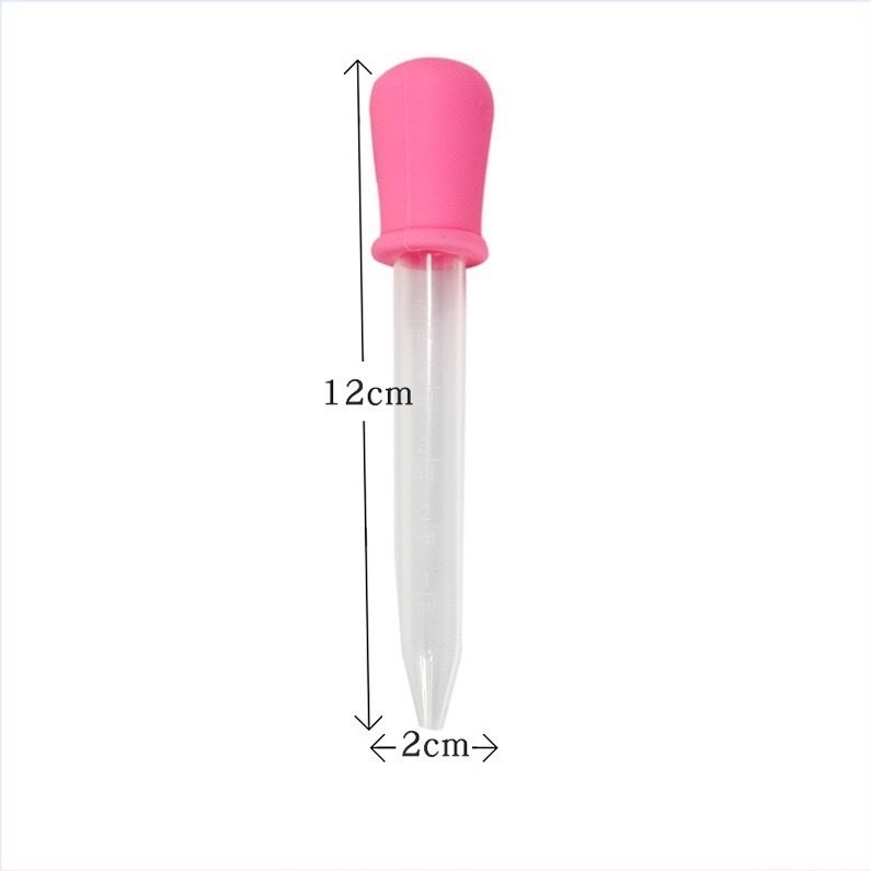 ỐNG BÓN SỮA cho bé 5ML đầu bóp silicon mềm và thiết kế thông minh