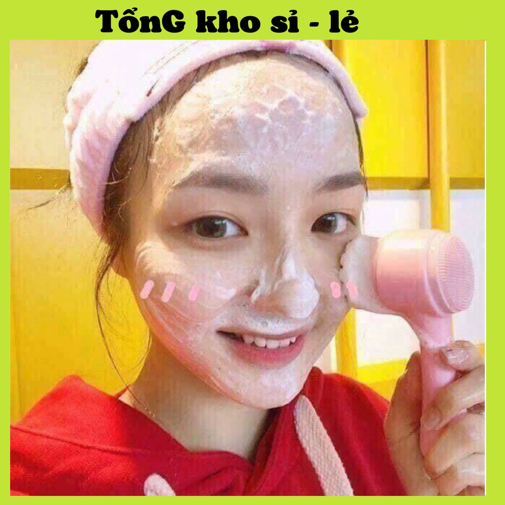Cọ Rửa Mặt Massage Thu Nhỏ Lỗ Chân Lông Cầm Tay Thiết Kế Hai Đầu 88179 TONGKHOSIVP88