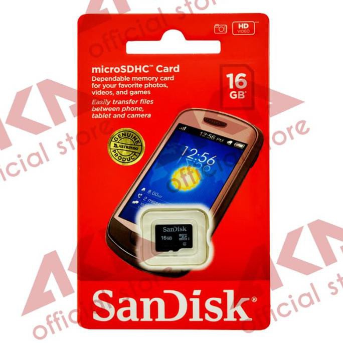 Thẻ Nhớ Sandisk 16gb Class 4 | BigBuy360 - bigbuy360.vn