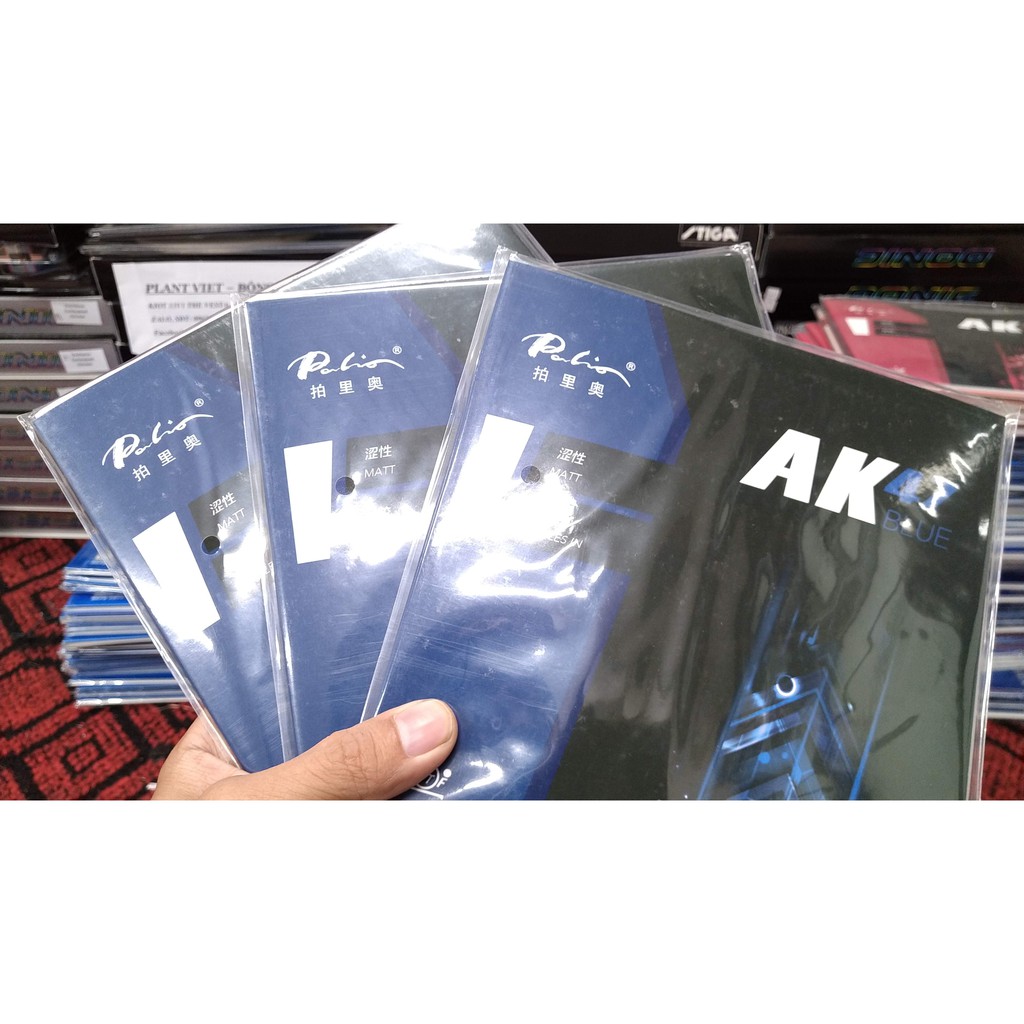 Mặt vợt palio ak47 xanh chính hãng [Mua 02 mặt tặng keo sữa energy long 3]