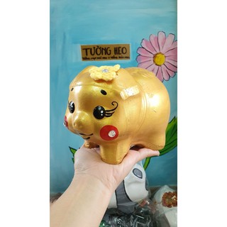 Heo đất handmade-heo vàng may mắn