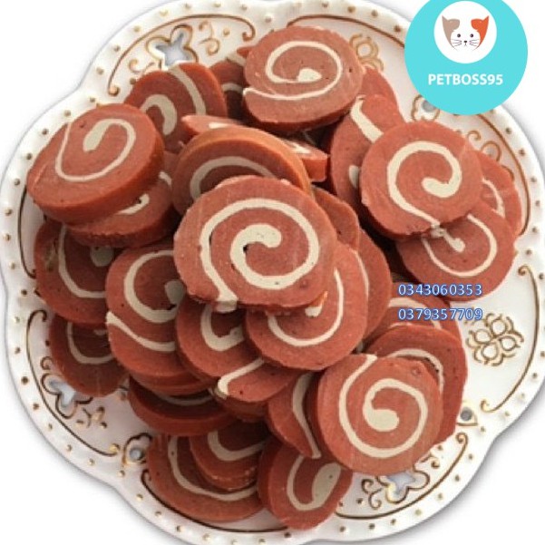 BÁNH THƯỞNG VỊ THỊT BÒ CHO CHÓ 100GRAM