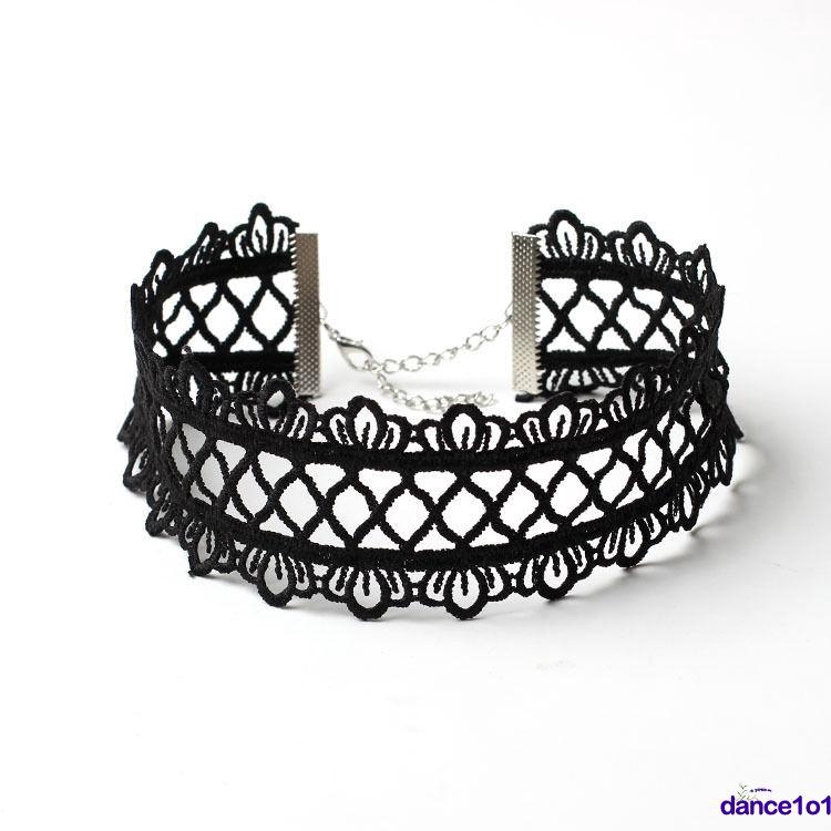 Vòng cổ choker bằng ren phong cách cổ điển dành cho nữ