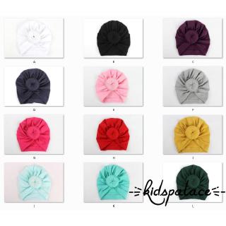 ➤♕❀❤Trẻ sơ sinh Turban Cho bé Tập đi Trẻ em Bé trai Bé gái Cotton Pha trộn Mũ mềm đáng yêu