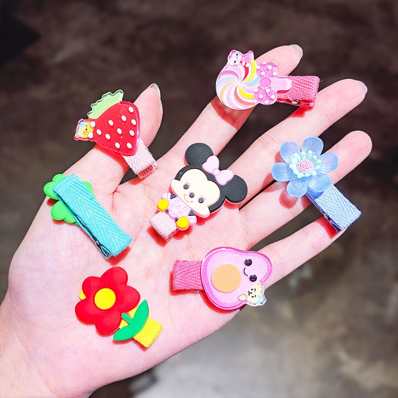 Set 10 Kẹp Tóc Hàn Quốc Hot Trend Cho Bé Gái - PKT16