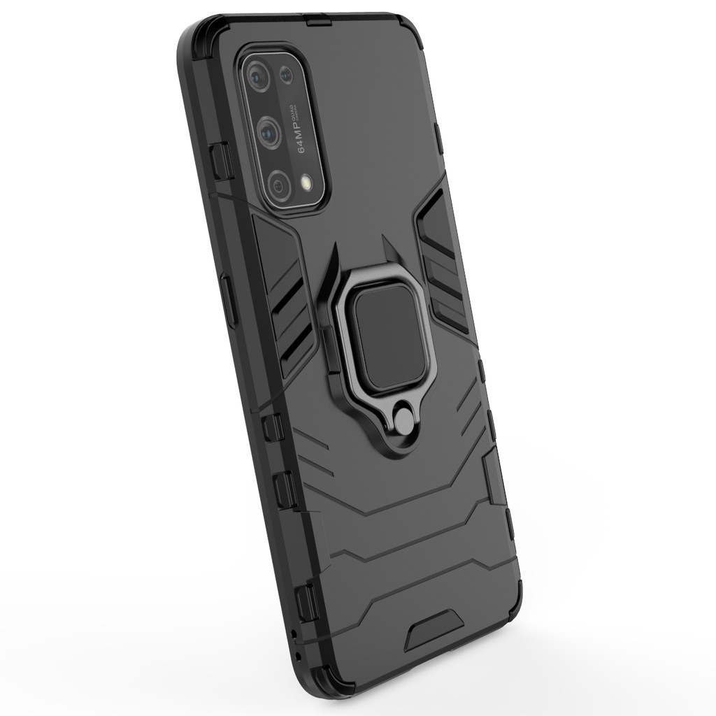 Ốp lưng Oppo Realme X7 Pro Iron Man Iring chống sốc cao cấp giá đỡ xem phim