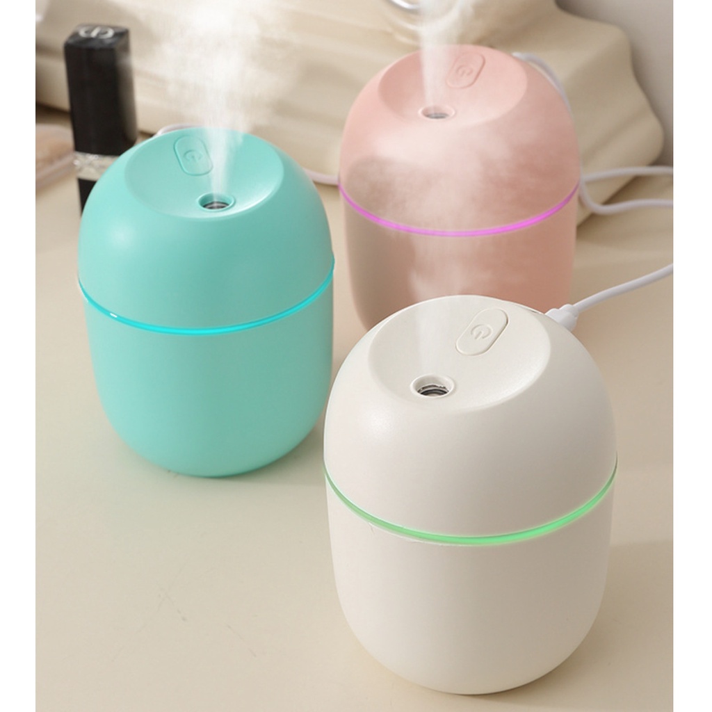 Máy Xông Tinh Dầu Thơm Phòng Humidifier Mini Phun Sương Tỏa Hương Tạo Ẩm Cho Phòng Ngủ Và Trên Xe Hơi Đuổi Muỗi