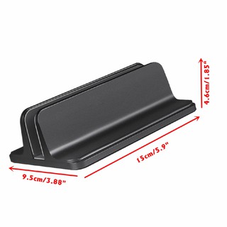 ❤HighAluminum Vertical Laptop Stand Adjustable Desktop Holder Space-Saving