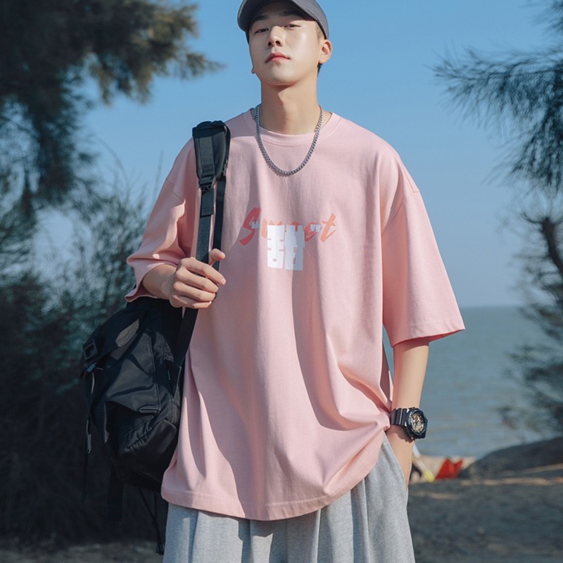Áo thun unisex nam nữ tay lỡ phông form rộng teen cổ tròn oversize cotton giá rẻ basic đen trắng tee pull CHỮ THẬP KIỂU