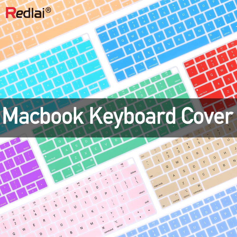 Miếng lót bàn phím bằng silicon chống nước chống bụi cho MacBook Air 13 A1932 2018