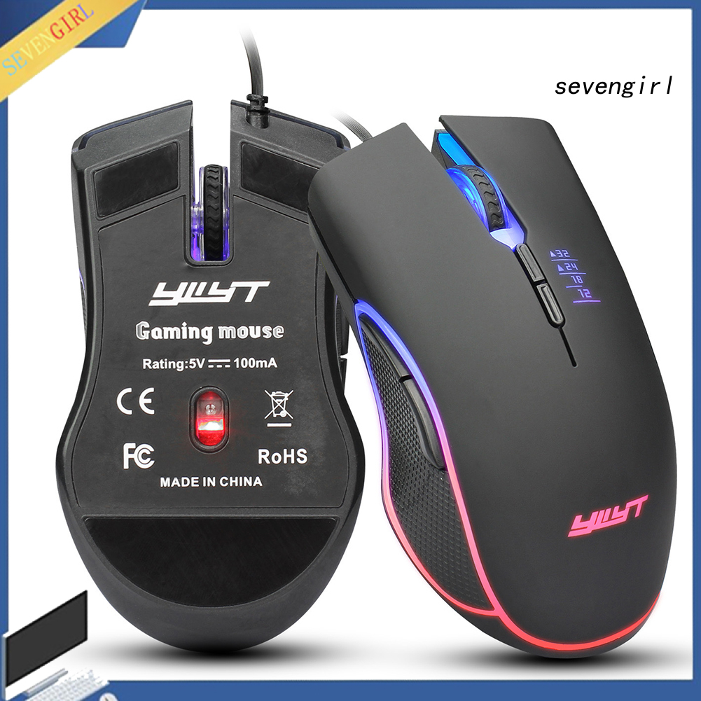 Chuột Chơi Game Có Đèn Led Nhiều Màu 3200dpi | BigBuy360 - bigbuy360.vn