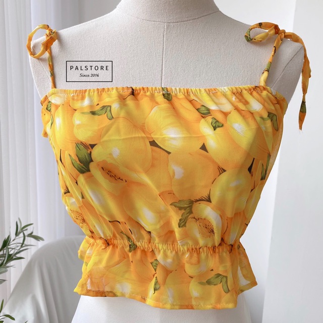 Áo 2 dây hoa nhí croptop A2DB | WebRaoVat - webraovat.net.vn