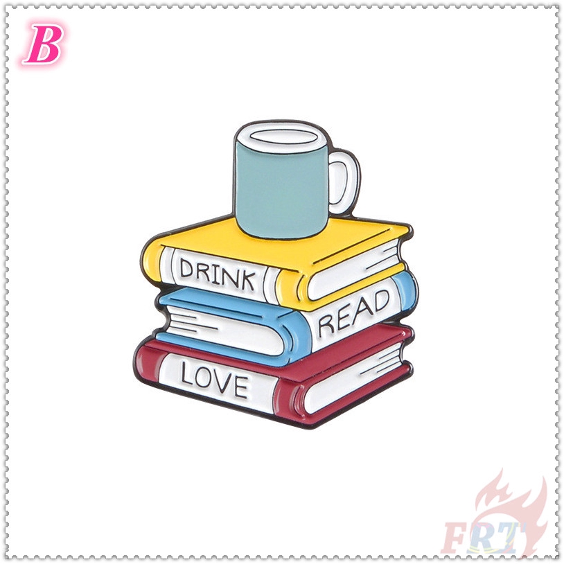 Ghim Cài Áo Hình Chữ Enjoy Read Dễ Thương