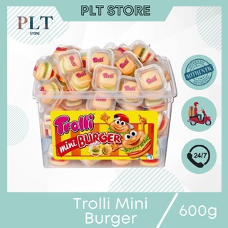 Kẹo dẻo vị trái cây trolli mini burger hộp 60 viên 600g ⚜️date mới⚜️