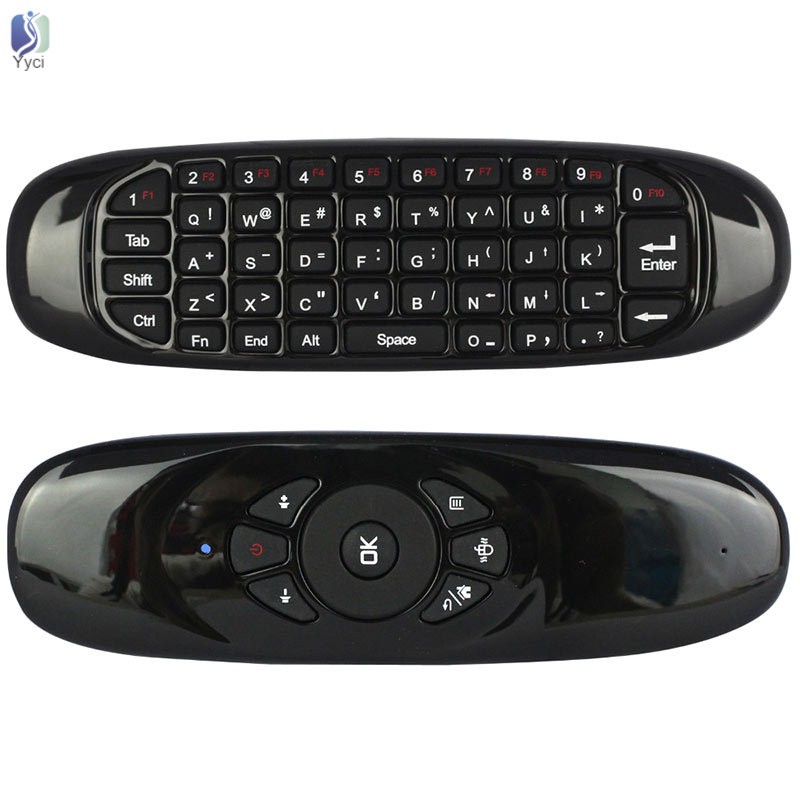 Yy 2.4G Air Mouse Rechargeable Wireless Remote Control Keyboard for Android TV Box Computer @VN