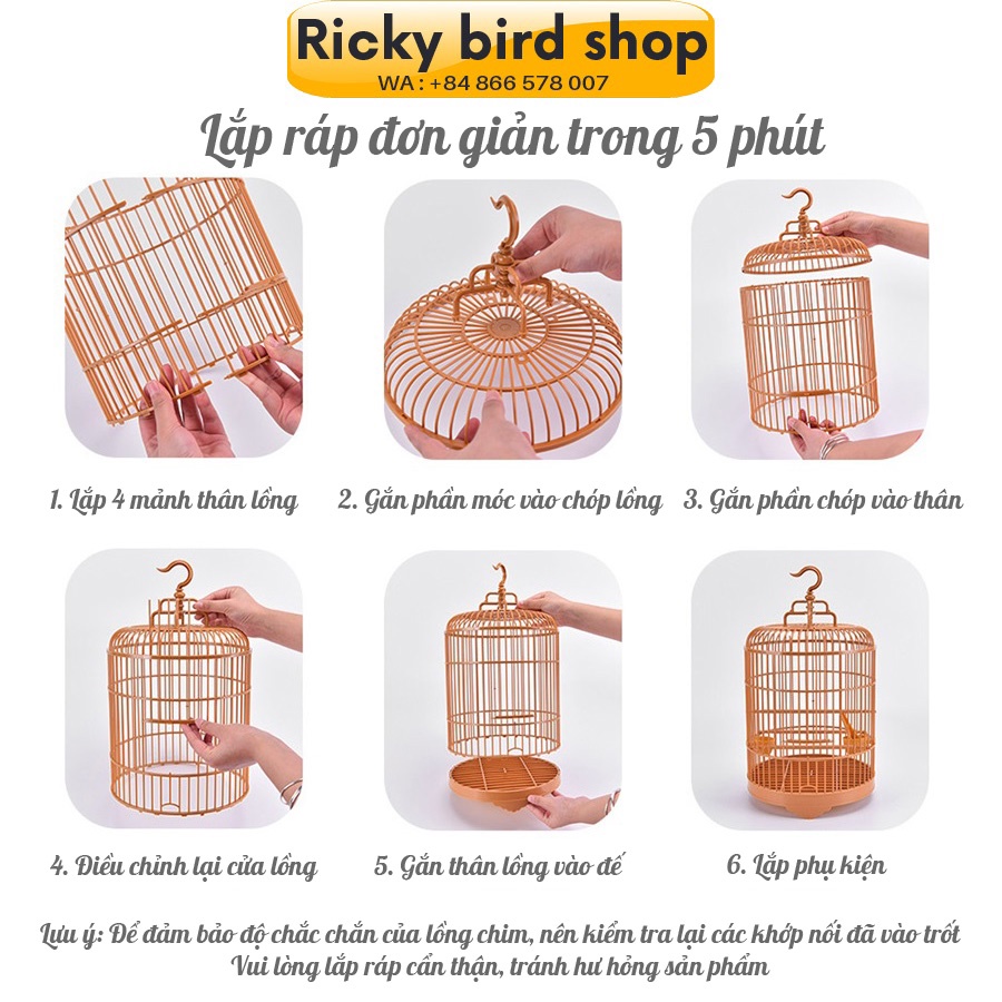 Finch, canary cage (Ricky bird shop)
