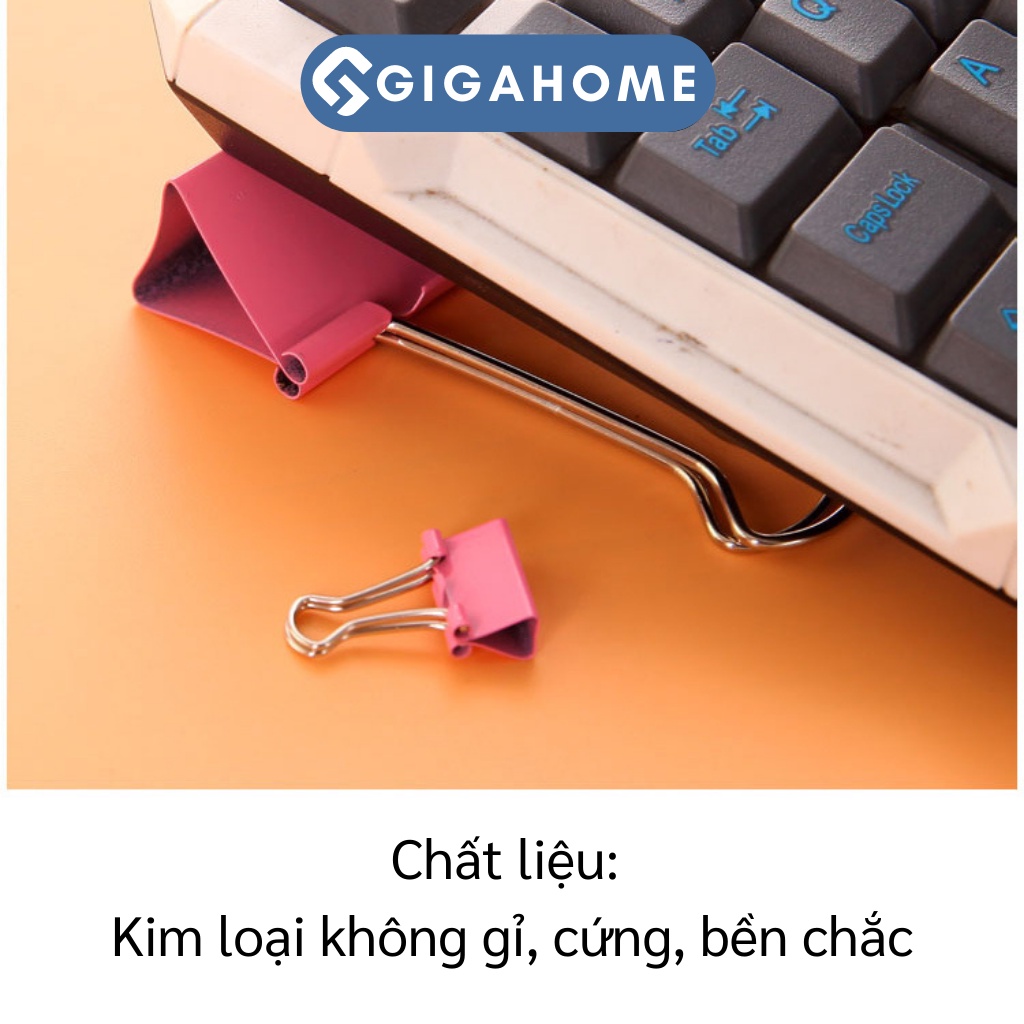 Hộp Kẹp Bướm Kẹp Tài Liệu, Giấy Tờ GIGAHOME 32mm Cho Văn Phòng, Học Sinh 8238