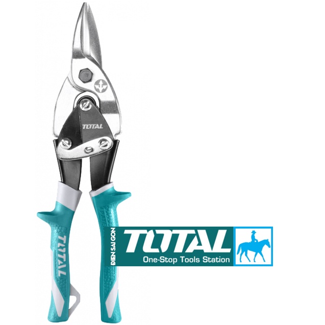 Total Kéo cắt tôn tole mũi thẳng 10inch 250mm Aviation Snip THT522106