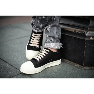 Giày Rick Owen 2019 cổ thấp - đế cao su thơm - RI81809 Siêu Phẩm