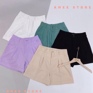 Quần Shorts Nữ Ống Rộng, Quần Đùi Nữ Gấp Gấu Mùa Hè Phong Cách Trẻ Trung Loại I