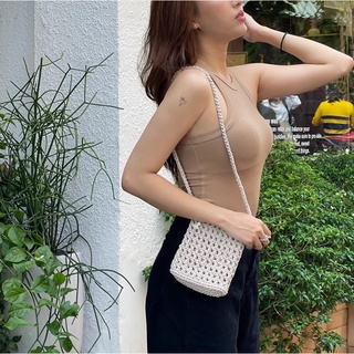 TÚI LƯỚI LEN KOREA HANDMADE