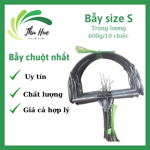 Combo 50 chiếc bẫy chuột bán nguyệt size S - giá tốt tại xưởng