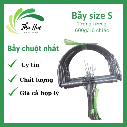 Bẫy chuột bán nguyệt size S đường kính 13cm – giá tại xưởng- Tặng kèm mồi thay thế