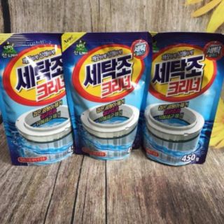 Combo 3 gói bột tẩy vệ sinh lòng máy giặt.