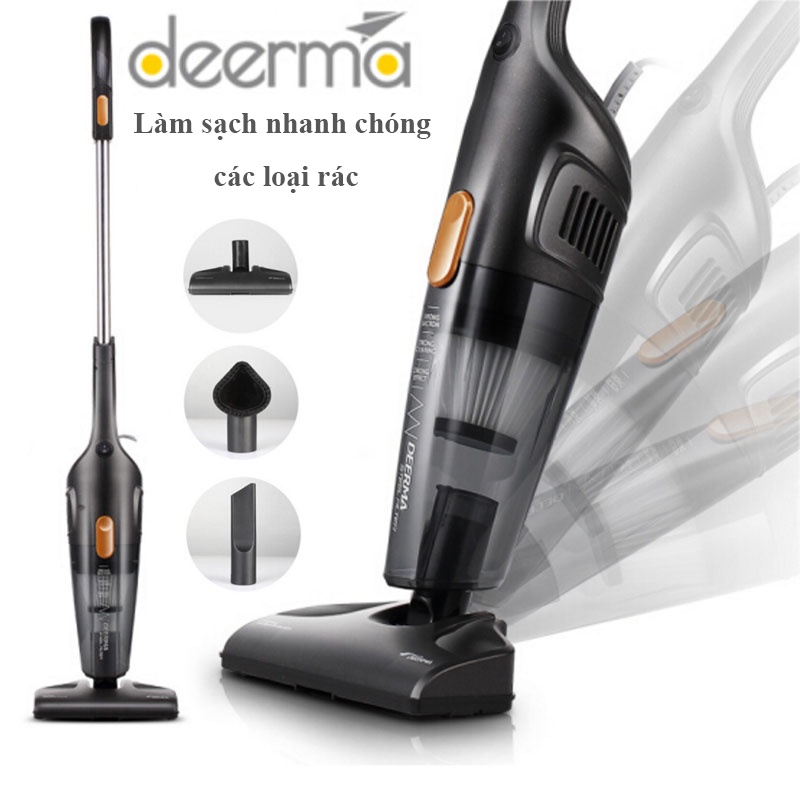 Máy Hút Bụi Cầm Tay Deerma DX115C Công Suất 400W 3 Đầu Hút - Máy Hút Bụi Cầm Tay VT168