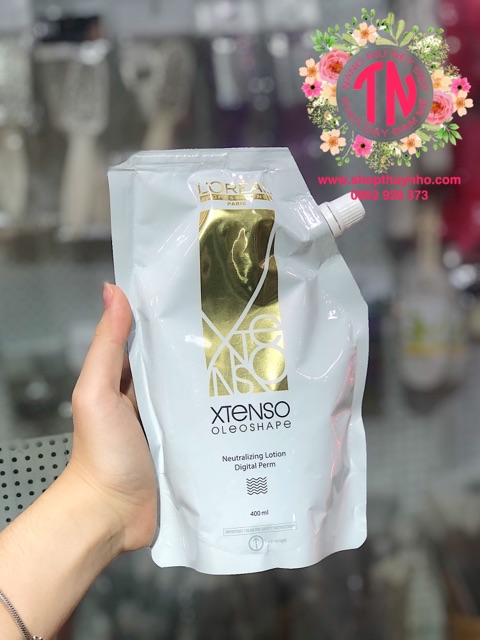 Thuốc duỗi uốn tóc/ dập tóc L’Oréal Professionnel X-Tenso Oleoshape 400ml x2