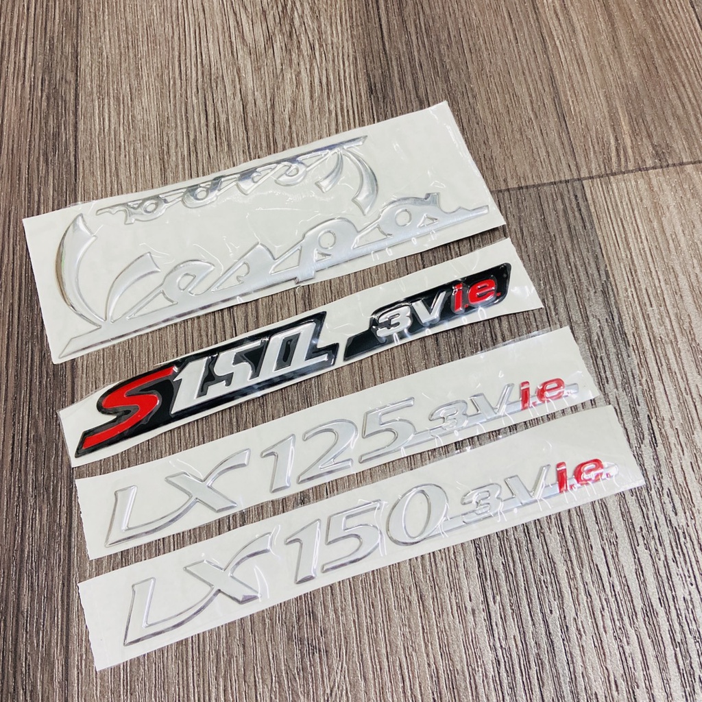 Bộ tem dán xe VESPA, LIBERTY các đời chât liệu nhựa nổi màu sắc rực rở dán thay thế xe PIAGGO
