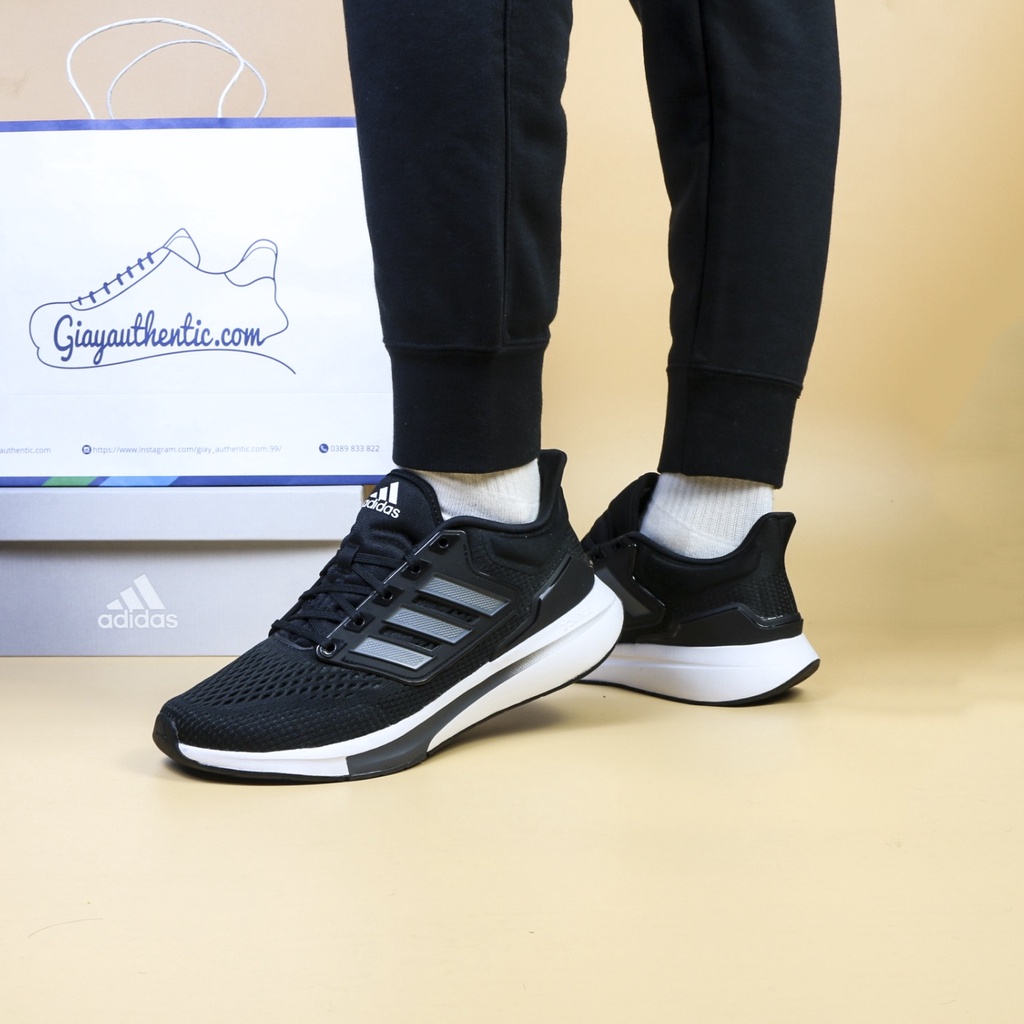 Giày Adidas nam EQ21 Run H00512 Đen