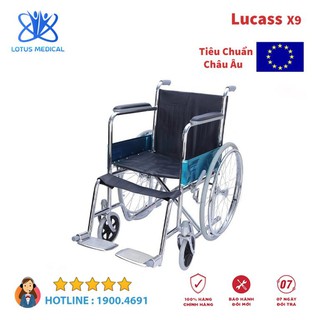 [CHÍNH HÃNG] XE LĂN LUCASS X9 / XK9 - Xe lăn tiêu chuẩn
