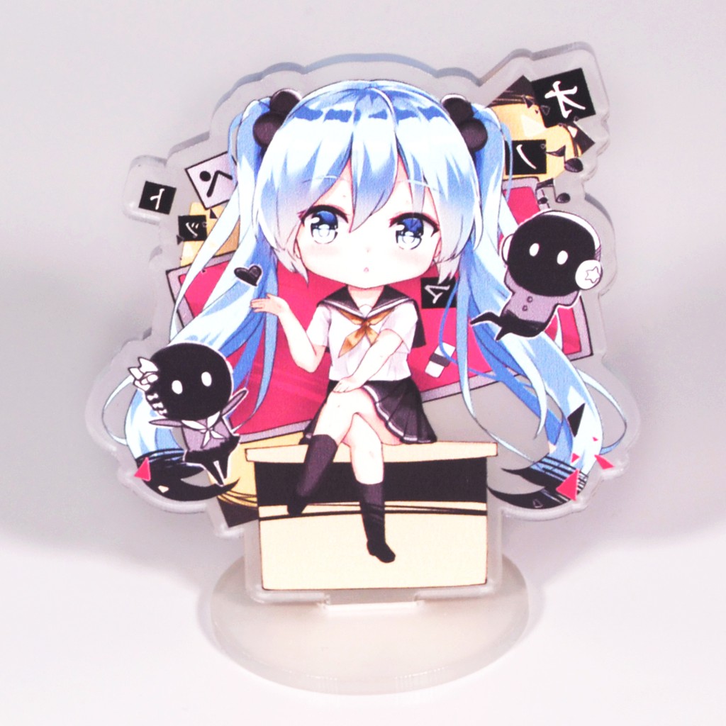 [thanh lý bán lỗ]Standee Tượng Mica Anime chibi 10cm - Hatsune Miku [AAM] [PGN20]