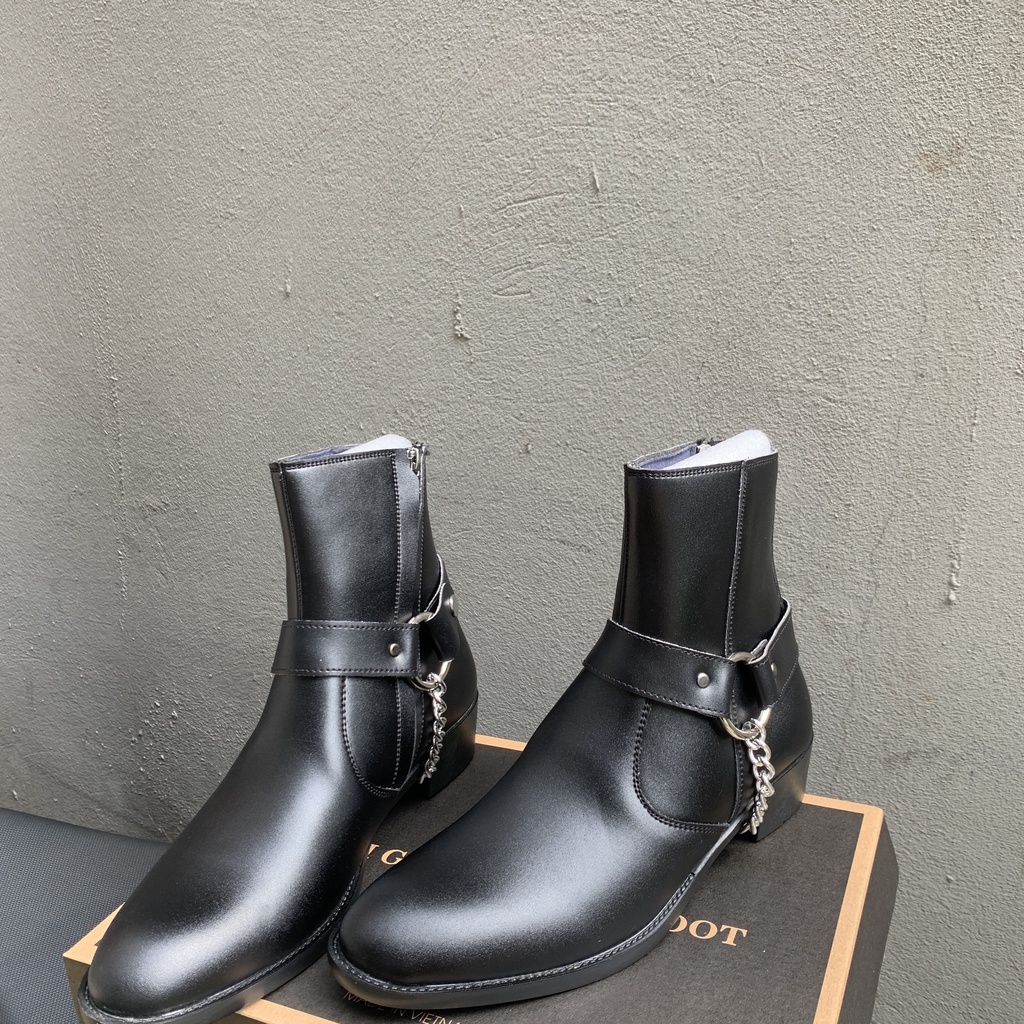 Giầy Haness Boot Tăng Chiều Cao Cực Chất Tặng Kèm Lót 3cm
