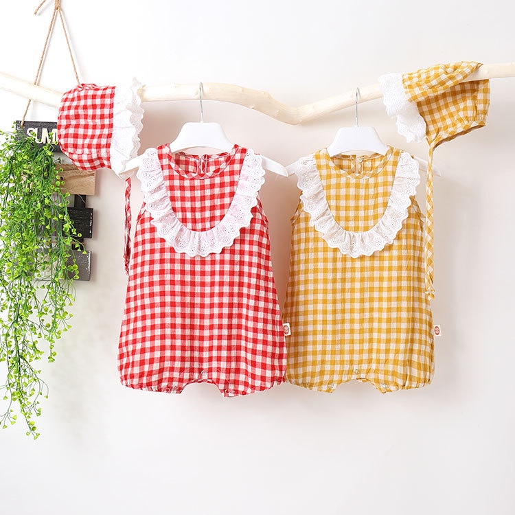 Áo Liền Quần In Hoa Một Mảnh Trang Trí Dành Cho Bé Gái 0018