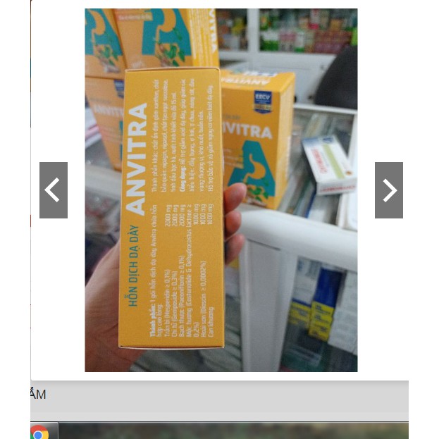 Dạ dày Anvitra giảm ợ chua nóng rát,trào ngược