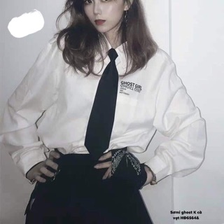 Áo sơmi ghost kèm cà vạt -HĐ