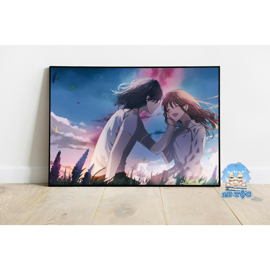 TRANH POSTER A3 Anime Manga Khóa chặt cửa nào Suzume Suzume no Tojimari (2) CHẤT LIỆU GIẤY CAO CẤP - 2D Tộc Shop