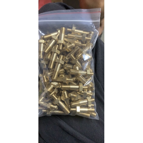 Ốc đồng gắn dây nhiệt, con ốc đồng gắn dây nóng máy hút chân không DZ-400, DZ-500,DZ-600