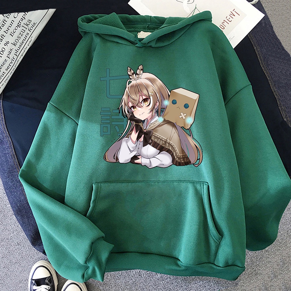 Hololive Nanashi Mumei Áo hoodie Họa Tiết Dễ Thương Phong Cách Harajuku Ấm Áp Cho Nam Và Nữ