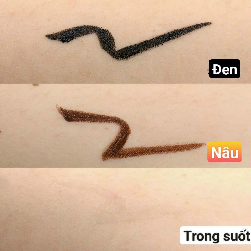 0Bút kẻ mắt nước màu tươi sáng tự dính tiện dụng