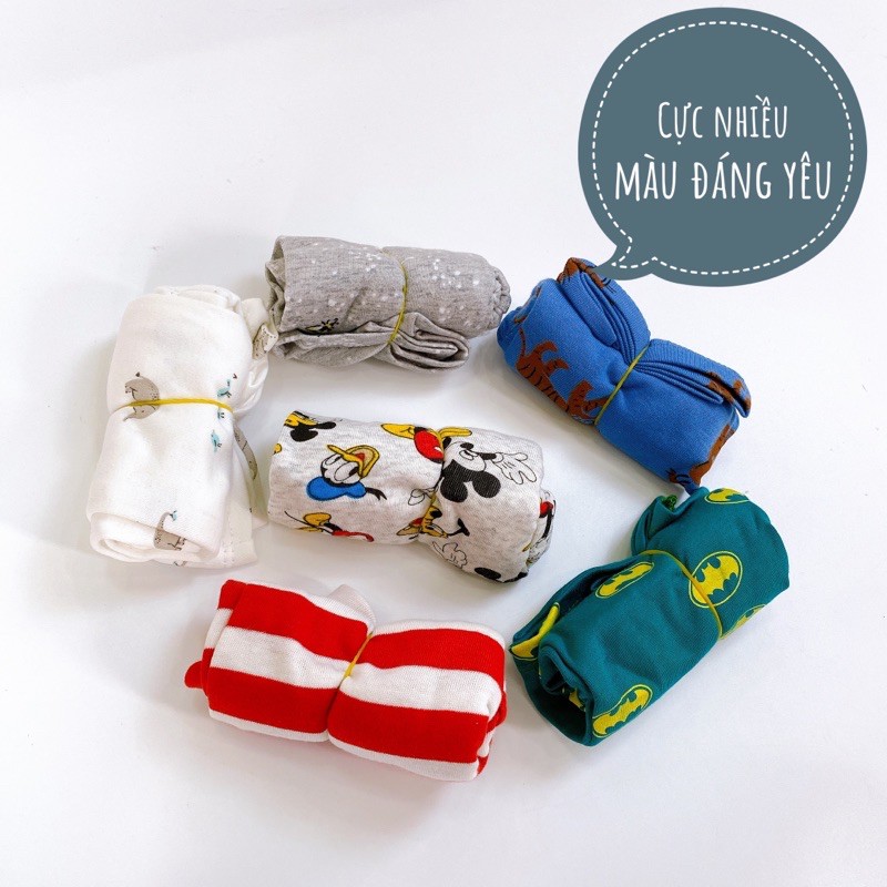 Quần chục, quần đùi trai gái cho bé chất liệu cotton mềm cho bé dưới 18kg