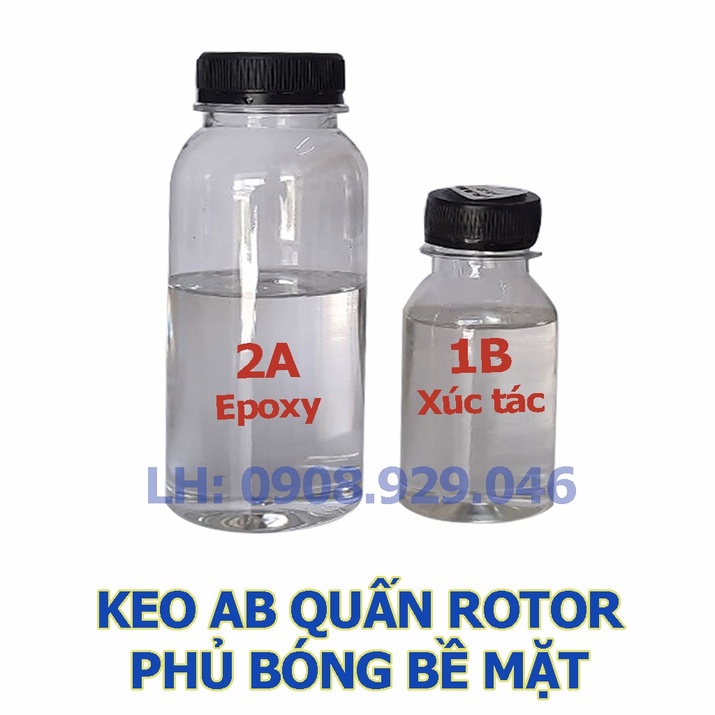 Keo AB 2 Thành Phần Dùng Quấn Roto Motor Giúp Cách Điện Và Giữ Cố Định Các Mối Dây Với Thời Gian Khô Nhanh
